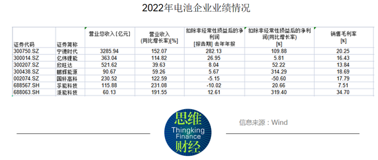 新能源行業年報盤點：多個細分賽道高增 鋰電材料業績現分化