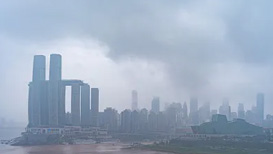 重慶局地暴雨 部分地區中小河流或出現漲水過程