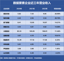 數據要素，誰是成長最快企業？