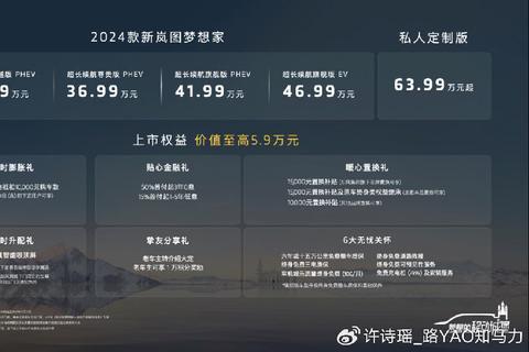 2024款新嵐圖夢想家今日上市 33.99萬元起售