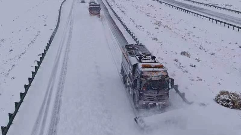 受降雪影響 甘肅境內高速部分路段實施臨時管制