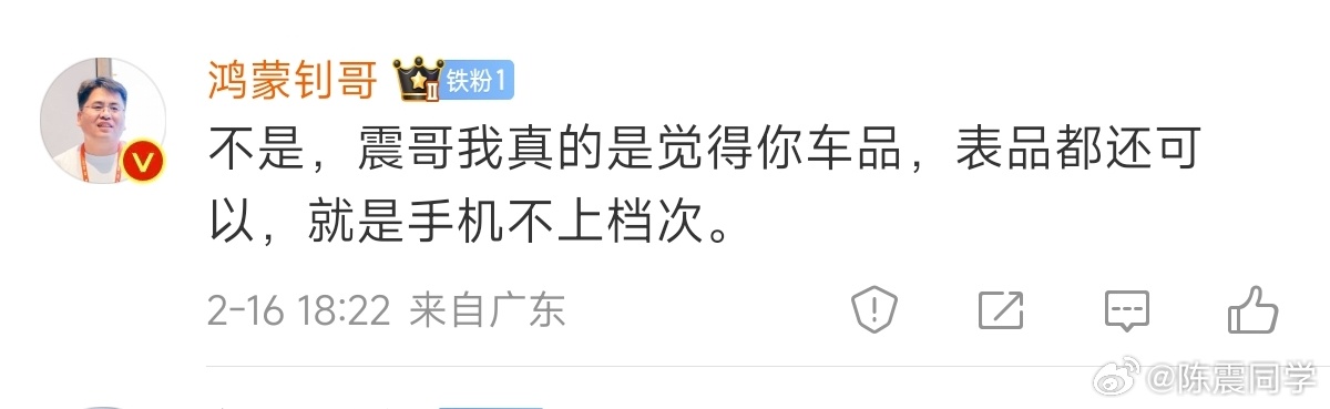 檔次？我的手機是拿來用，而不是用來裝B的……