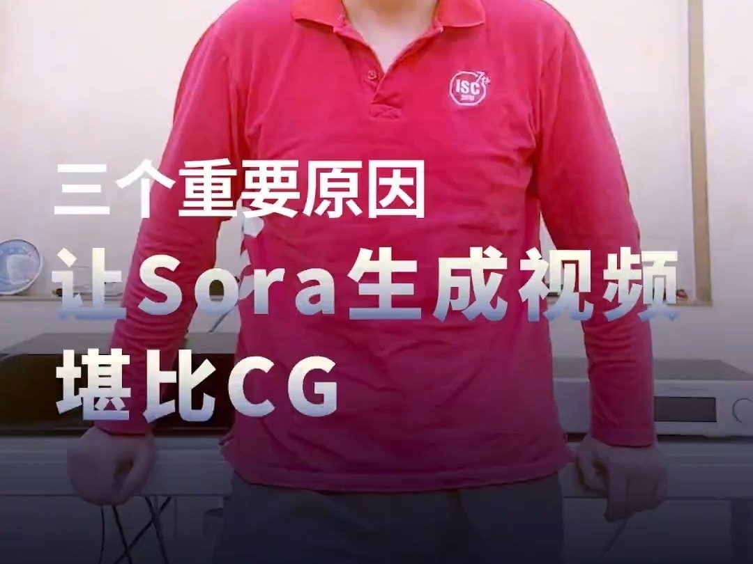 三個重要原因讓Sora生成視頻堪比CG