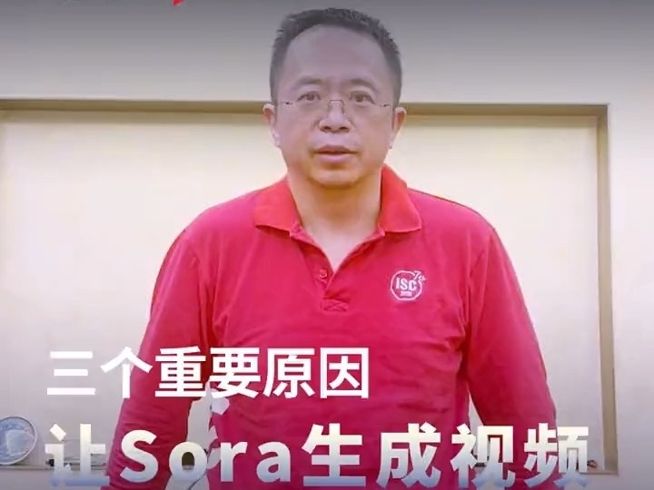 周鴻禕：三個重要原因讓Sora生成視頻堪比CG