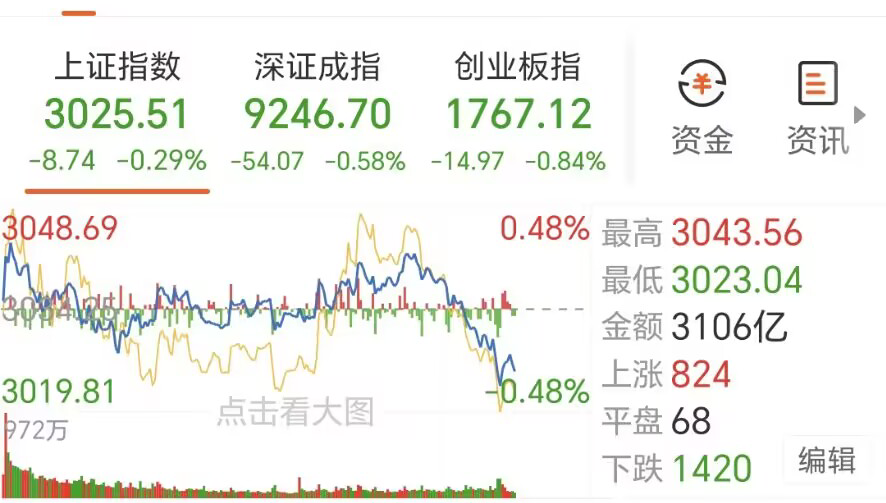 半導體反彈，白酒、新能源等低走，今日加還是減？