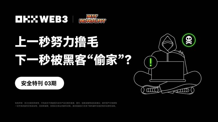 OKXWeb3&amp;WTFAcademy：上一秒努力擼毛，下一秒被黑客“偷家”？