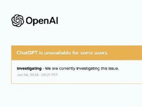 ChatGPT宕機影響全球數千名用戶 OpenAI回應