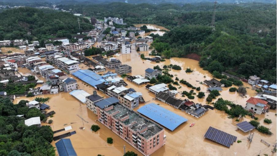 廣東梅州出現大暴雨 已造成5人死亡15人失聯13人受困