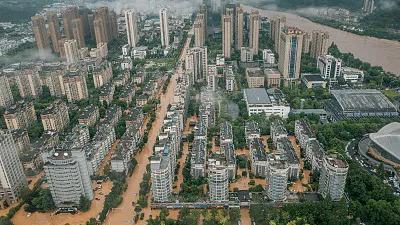 暴雨紅色預警：湖北、湖南、安徽、江西、浙江等地部分地區有暴雨到大暴雨