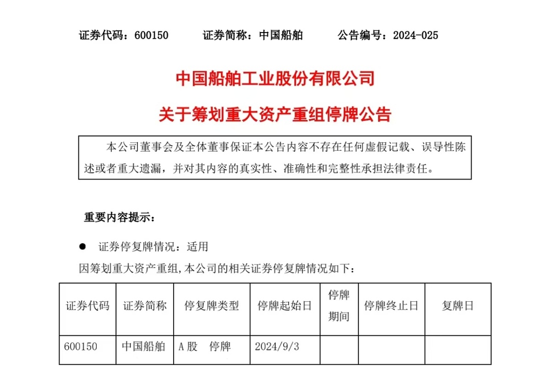 “中國神船”來了 公告前卻提前大跌？有望復制中車盛況？