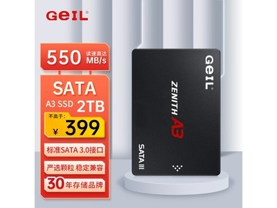 【手慢無】GeIL 金邦 2TB SSD固態硬盤低至596元