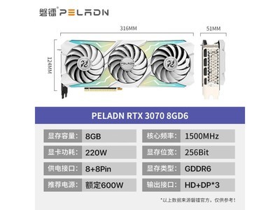 【手慢無】磐鐳RTX 3070顯卡限時優惠只要2499元！