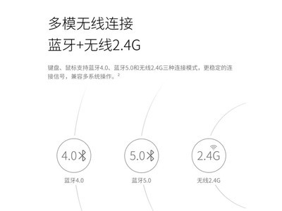 雷柏9000S無线鍵鼠套裝優惠到手價109元