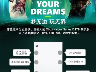 微軟 Xbox Series X 遊戲主機數字版开售：1TB SSD，售價 3899 元