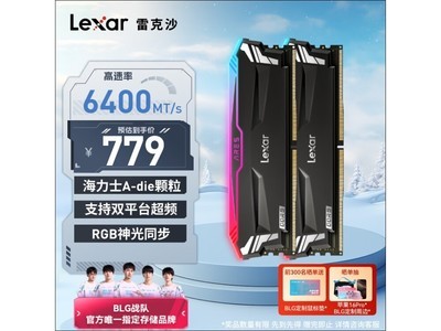 雷克沙 DDR5 6400 32GB 套條只要715元