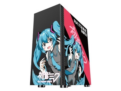 玩嘉鎧甲黑初音藍台式電腦主機箱僅售119元