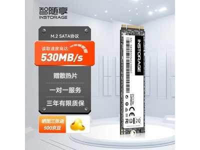 智隨享 SSD 1TB固態硬盤到手價259元！