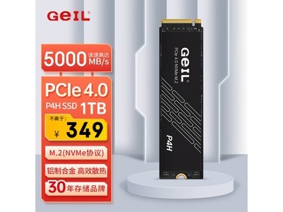 超值搶購！1TB PCI-E 4.0 固態硬盤到手349元