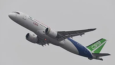 又一個首航！國產大飛機C919开啓滬港定期商業航班